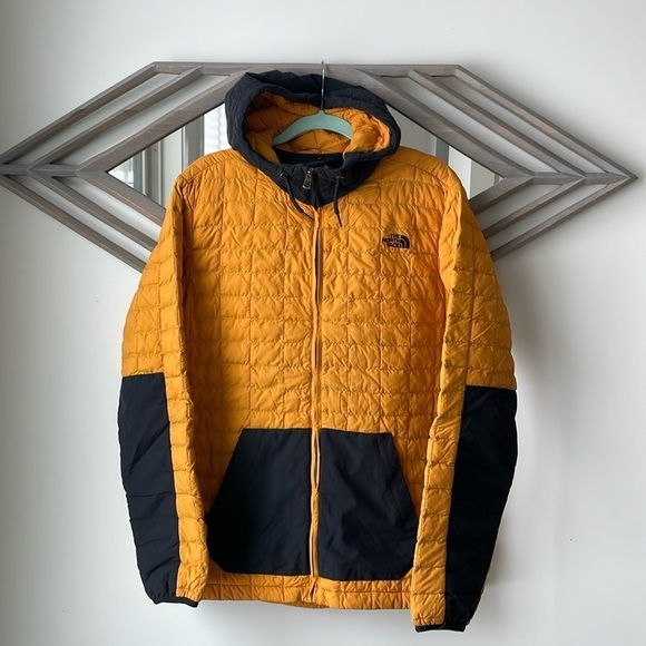 North Face Puffer Primaloft Insulated Full Zip Hooded Jacket mens medium small - Picture 1 of 12